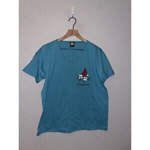 Womens Vintage Pennsylvania Shirt Cardinal Teal Graphic Tee Top Women 90s Large